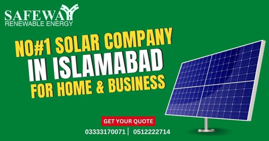 no 1 solar company in Islamabad